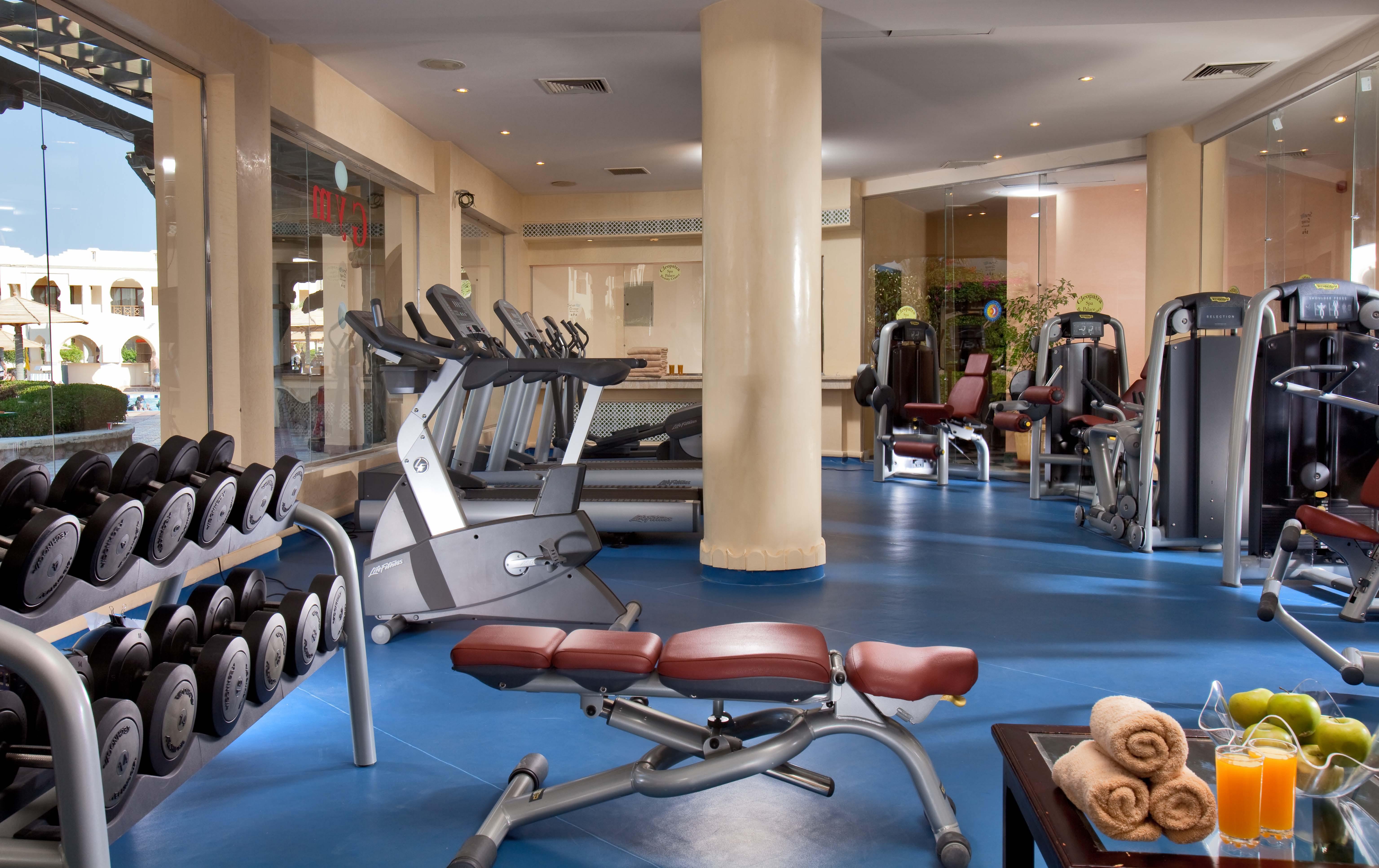 Charmillion Club Resort Sharm El Sheikk Exterior foto The gym at the hotel